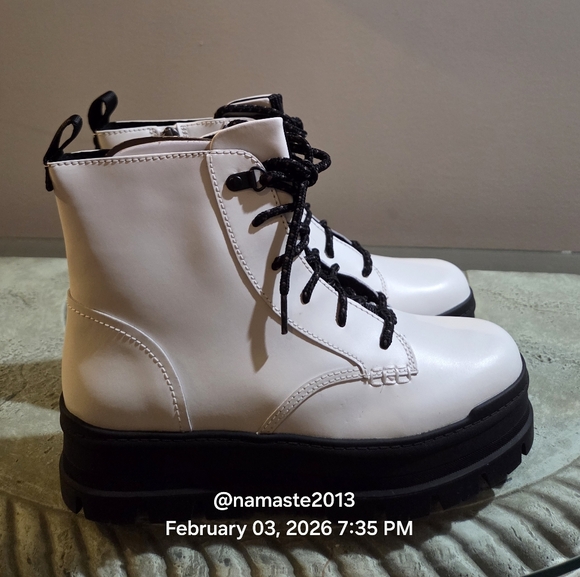 Ugg Sidnee Waterproof Boots Leather Designer Winter Platform Grunge #12 - Picture 7 of 15